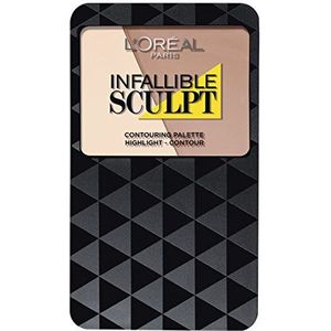 L’Oréal Paris L'Oreal Paris Infallible Sculpt Contour Palet, licht/medium, 10 g