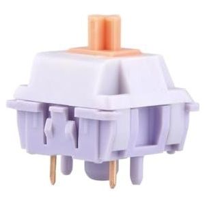 QPSJXN 30 stuks Factory 5 Pin Gesmeerde Lineaire Touch Schakelaars voor Hot Swappable Mechanische Toetsenborden (30st Touch)