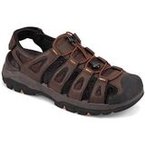 Skechers - Relaxed Fit Tresmen - Sandalen - Bruin - Klittenband - Casual