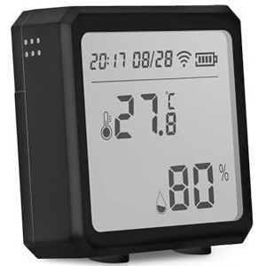 Digitale Thermometer Smart Life Thermostaat Hygrometer Sensor LCD-scherm Vochtigheid Temperatuurdetectiesensor(Color:TH01B)
