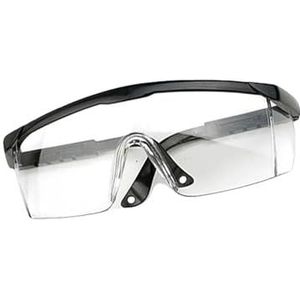 Veiligheidsbril, 1/40st Werkveiligheid Anti-spat Oogbeschermingsbrillen Glas Winddicht Stofdicht Beschermende Bril Fietsbrillen(Black 1pc)