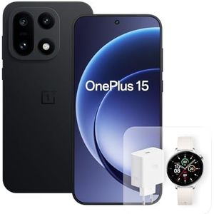 OnePlus Smartphone, 15 5G, 16 GB RAM, 512 GB geheugen, Snapdragon 8 Elite Gen 5, batterij 7300 mAh, video 4K 120 fps Dolby Vision, drievoudige camera 50 MP, Gaming 120 FPS, waterdicht en stofdicht
