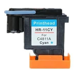 Printkop compatibel 11 vervangende printkoppen for D-esignjet 70 100 110 500 510 500PS C4810A C4811A C4812A C4813A(1PC - Cyan)