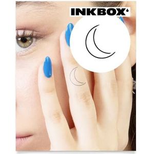 Inkbox Temporary Tattoos, Semi-Permanent Tattoo, One Premium Easy Long Lasting, Waterproof Temp Tattoo with For Now Ink - Lasts 1-2 Weeks, Deimos, 2 x 2 in