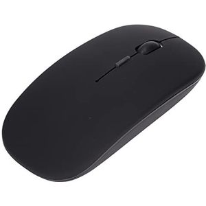 2.4G Draagbare Draadloze Optische Muis met USB-nano-ontvanger voor Notebook, Pc, Laptop, Computer, 7 Kleurrijk Licht, 4 Knoppen, 3 Niveaus DPI Tot 1600 DPI, Ingebouwde 500mAh Lithiumbatterij (Zwart)