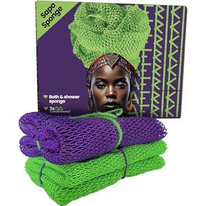 AFRIKI Afrikaanse Net Spons Exfoliërende Washandje
