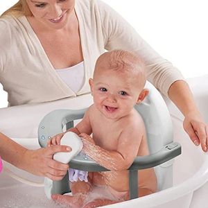 Babybadstoel - Opvouwbaar antislip zitbadzitje voor baby's,Babybadstoel met krachtige zuignappen, badstoel baby, babybadzitjes, badzitje voor 6-18 maanden baby Leryveo