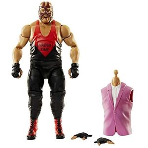 WWE HKP16 - Elite WrestleMania Royal Rumble Vader Action Figure, beweegbare WWE collectible met accessoires, speelgoed cadeau voor kinderen en fans vanaf 8 jaar.