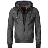 INDICODE JEANS Tussenjas 'Aaron'  basaltgrijs