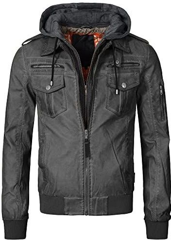 INDICODE JEANS Tussenjas 'Aaron'  basaltgrijs