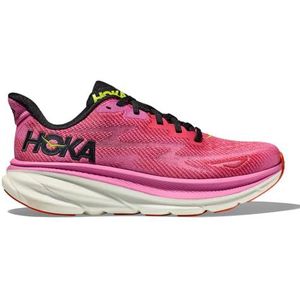 HOKA dames loopschoenen clifton 9, framboos aardbei, 38.5 EU