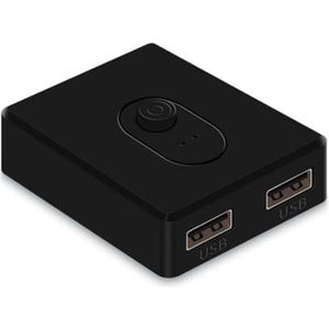 Grendly USB 3.0 KVM Switch 1X2/2X1 Switch Switcher USB Splitter Shared Controller voor laptop computer printer toetsenbord muis ABS, B