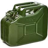 BW - Brandstof Jerrycan - Olijfgroen - 10 Liter - TÜV-getest en UN-goedgekeurd