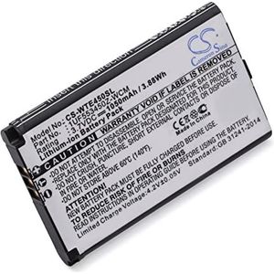 vhbw 1 x accu compatibel met Bamboo CTH-670S-IT, CTH-670S-FR, CTH-670S-NL, CTH-670S-PL, CTH-670S-ES Tablet Pad (1050 mAh, 3,7 V, Li-Ion)