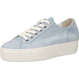 Paul Green Super Soft Pauls, lage sneakers voor dames, blauw lichtblauw, 35.5 EU
