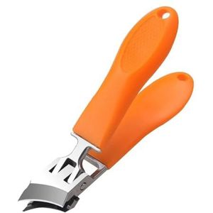 Spatbescherming voor ingegroeide teennagels, brede kaak, diagonale tang, snijder, gereedschap voor thuis (oranje)