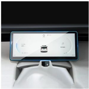 Displaybeschermfolie Voor Volvo EM90 2025 15,4 Inch Krasbestendige Geharde Auto Navigatie Schermbeschermer Met Transparante Veegfolie(Instrument Film 10.25"")