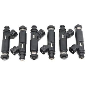 Brandstofinjector 6 Stuks 195500 4370 Auto Injector Nozzle 195500-4370 Fit Voor Mitsubishi Voor Montero 2003 2004 2005 2006 3.8L V6 1955004370 Autobrandstofverstuivers