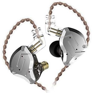 KZ ZS10 Pro In-ear koptelefoon 4BA + 1DD Hybrid, 10 eenheden, HiFi-bas-oortelefoon, oordopjes voor bij het sporten, elimineert lawaai