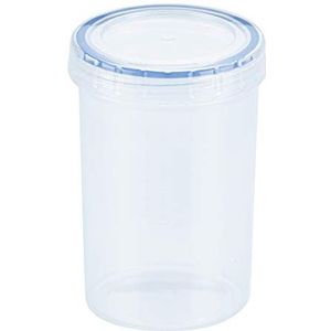 Lock & Lock Ronde container, 1,3 l, transparant, plastic, kleurloos, 330 ml
