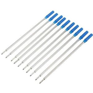 Zonster 10pack Glad Schrijven Vervangbare Balpen Vullingen voor Cross Style Pen Blauw