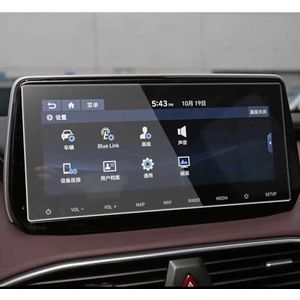GPS schermbeschermer folie Voor Hyundai Voor Santa Fe TM 2022 10.25 Inch Auto GPS Navigatie Radio 9H Gehard Glas Scherm Beschermende Film interieur Accessoires (Size : Gps)
