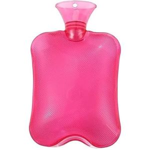 Warmwaterkruik Dikke warmwaterflessen draagbare rubberen winter warm warm water zak handwarmer meisjes zak handen voeten warm waterfles warmwaterzak (roos-1000 ml)