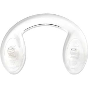 U-vormige siliconen neuspads for brillen, 2 stuks accessoires for brillen(Small)