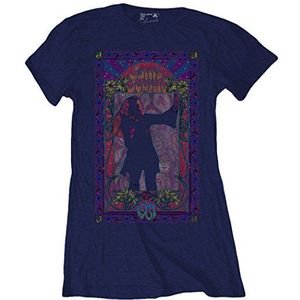 Janis Joplin: Paisley & Flowers Frame (T-Shirt Donna Tg. M) Merchandising