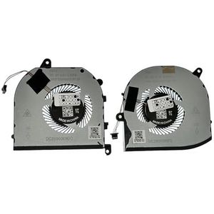 VoltaGuru CPU + GPU koelerset voor Dell Precision 5530, 5540, XPS 15 7590, XPS 15 9570, PN: DFS501105PROT, DC28000NID0, DC28000NHD0