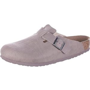 BIRKENSTOCK Boston Birko-Flor, sandalen voor volwassenen, uniseks, Beige, 42 EU Stretta