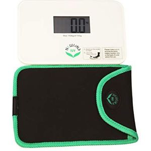 NEWLINE NY Kleinste reispersonenweegschaal met beschermhoes - gebroken wit