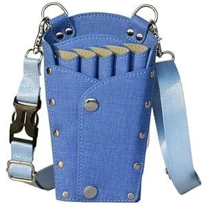 Kapperstas voor uitrusting Kapperszaak Salon Haarstylist Schaar Heuptas Haarknipset Tas for Dierentrimmer Kapper Kapperstas(Deep Blue)
