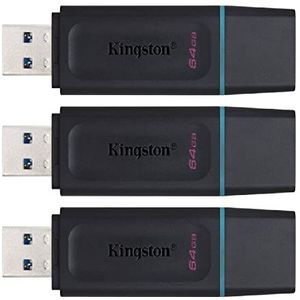 Kingston 64GB DataTraveler Exodia Flash Drive - DTX/64GB (3 stuks)