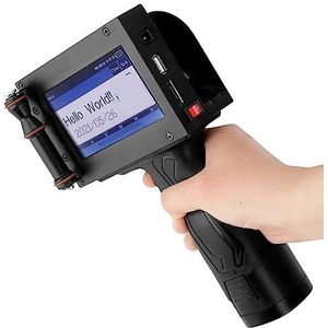 Draagbare inkjetprinter Touch-inkjethandprinter is geschikt for logo/batchnummer/serienummer/label/streepjescode/QR-code. (Color : 1, Size : 1)