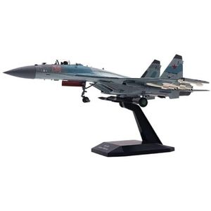 Decorate Airplane For Russische Vechter SU-35 Su35 Diecast Metal 1/100 Schaal Vliegtuig Model Afgewerkt Vliegtuig Model for Collection or Gift (Size : SU-35)