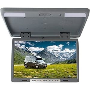 Draagbare dvd-speler voor videospelers op hoofdsteunen in auto's 22 inch autodakmonitor neerklapbaar scherm overhead multimedia video plafond dakmontage display ingebouwde IR USB FM HDMI met HD-rotere