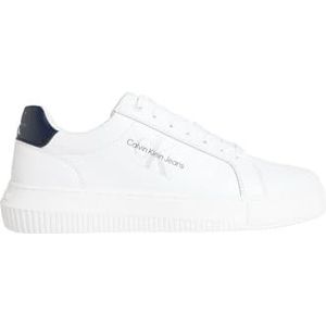Calvin Klein - Sneakers - Zwart - Leer - Vetersluiting