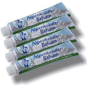 Megaprom 4X LACURE 800ml ALPENKRÄUTER Balsam, Wellness, Sport, Massage, Creme, Massage-Balsam mit Kräuter, (4X 200ml)