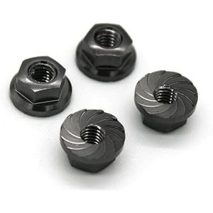 For WLtoys 104072 104001 104002 RC afstandsbediening auto 1/10 4WD racewagen metalen upgrade accessoires M4 borgmoer 4 STUKS(Light Grey)