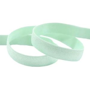 2 5 10 Yard 3/8"" 10mm Effen Glanzende Niet-Omvouwbare Elastische Spandex Satijnen Band Tape Hoofdband BH-band Jurk Naaiwerk Rand-Pastelgroen-5 Yards