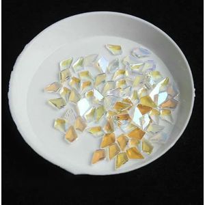 Transparante stijl Flat Back Nail Rhinestone Speciaal gevormde kristallen Nail Art Stones 3D Gepersonaliseerde decoratie-3-100st