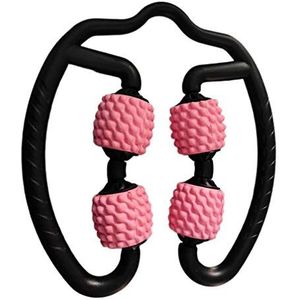 BESPORTBLE Massage Roller Voor Spierontspanning Efficiënte Massage Stick Voor Benen Geschikt Voor Dagelijks Gebruik Roze Handvat Is Willekeurig