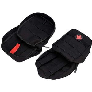 Lege Reizen Redding Tas Lege EHBO-draagtas Medische Opbergtas, Compacte Survival Medicine Bag Pocket Medische Eerste Hulp, Opvouwbare EHBO-tas, Rode EHBO-tas Auto Reizen
