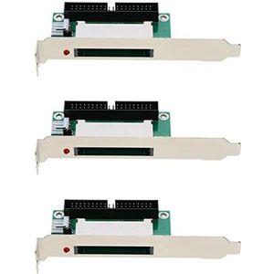 BRIUERG 3X 40-Pin Compact Flash Card naar 3.5 Ide Converter Adapter Pci Beugel Achterpaneel
