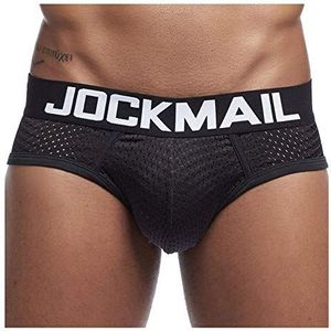 JOCKMAIL Sexy Mens ondergoed slip mesh heren slip comfortabele heren shorts mannelijke slipje