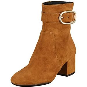 Geox D Eleana B enkellaarzen voor meisjes, cognac, 39 EU