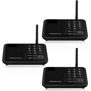 Walkie-talkie, Draadloos huisintercomsysteem for huisbedrijfskantoor 5280 voet bereik, kamer naar kamer intercom thuiscommunicatie