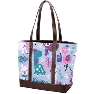 Laptop Tote tas met schattige haan kippen in beige bloemen Ornament,Draagtassen Casual Canvas Business Werk Tote tas Aktetas voor Computer School Office