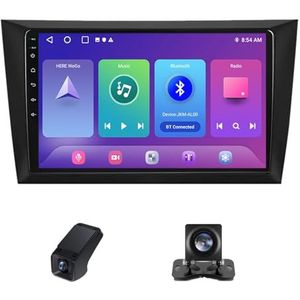 Android 13 Autoradio geldt voor Volkswagen Golf 6 2008-2016 9 inch Touchscreen Autoradio met Wireless Carplay Android Auto Navi GPS Bluetooth RDS Radio+Telecamera Achterkant(NF-2)